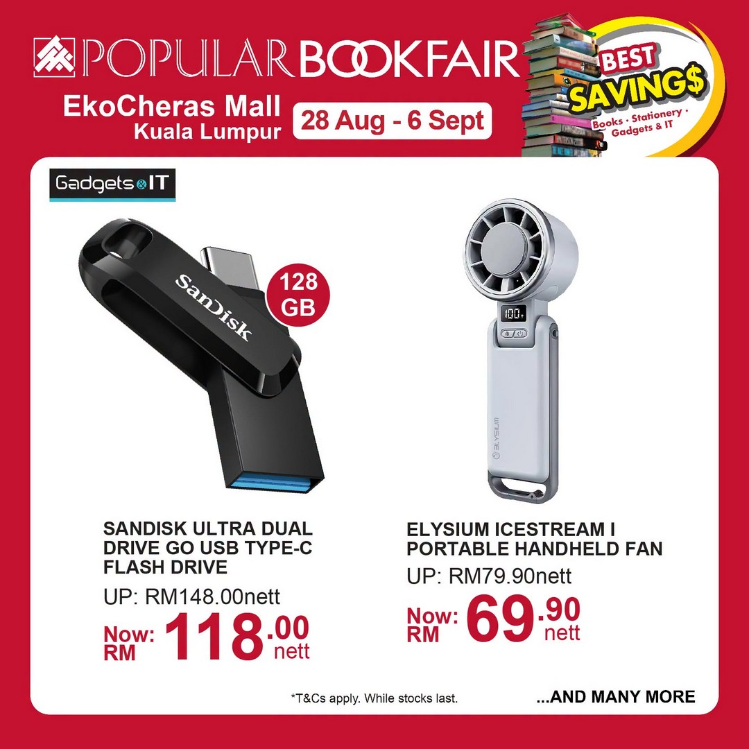 POPULAR-Bookfair-at-EkoCheras-Mall-Up-to-50-Rebate-10 28 August-6 September 2026: POPULAR Bookfair at EkoCheras Mall: Up to 50% Rebate, Items from RM5 & RM20 Voucher Promotion