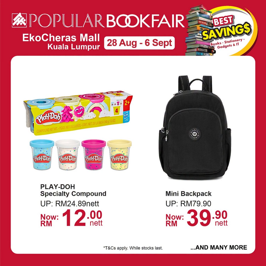 POPULAR-Bookfair-at-EkoCheras-Mall-Up-to-50-Rebate-13 28 August-6 September 2026: POPULAR Bookfair at EkoCheras Mall: Up to 50% Rebate, Items from RM5 & RM20 Voucher Promotion