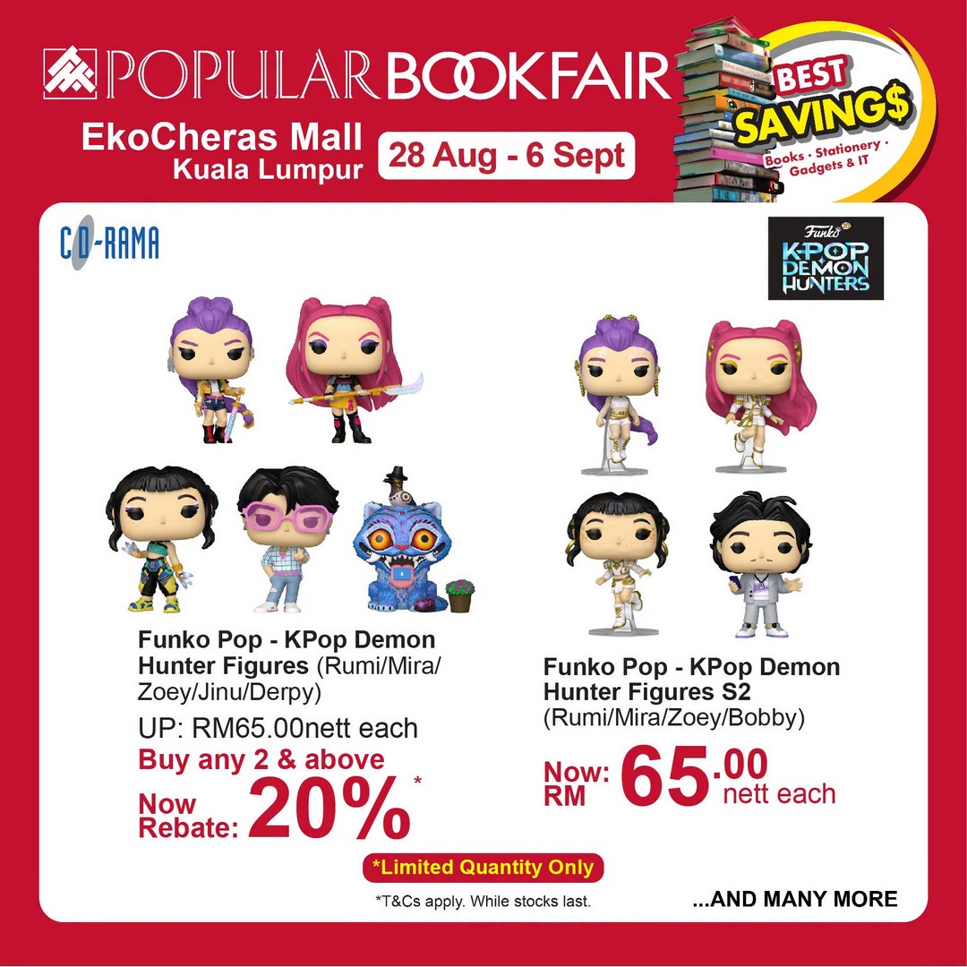 POPULAR-Bookfair-at-EkoCheras-Mall-Up-to-50-Rebate-14 28 August-6 September 2026: POPULAR Bookfair at EkoCheras Mall: Up to 50% Rebate, Items from RM5 & RM20 Voucher Promotion