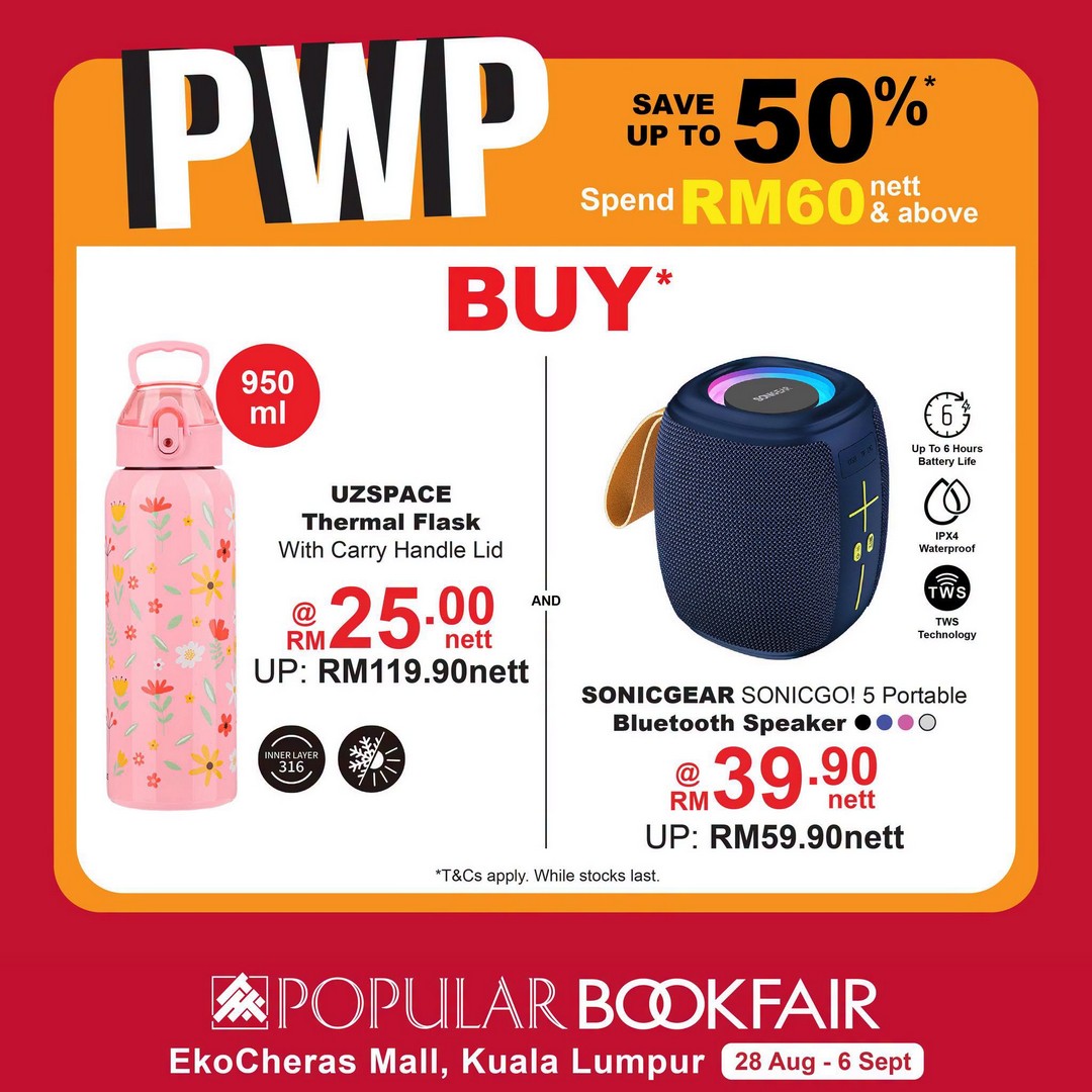 POPULAR-Bookfair-at-EkoCheras-Mall-Up-to-50-Rebate-16 28 August-6 September 2026: POPULAR Bookfair at EkoCheras Mall: Up to 50% Rebate, Items from RM5 & RM20 Voucher Promotion