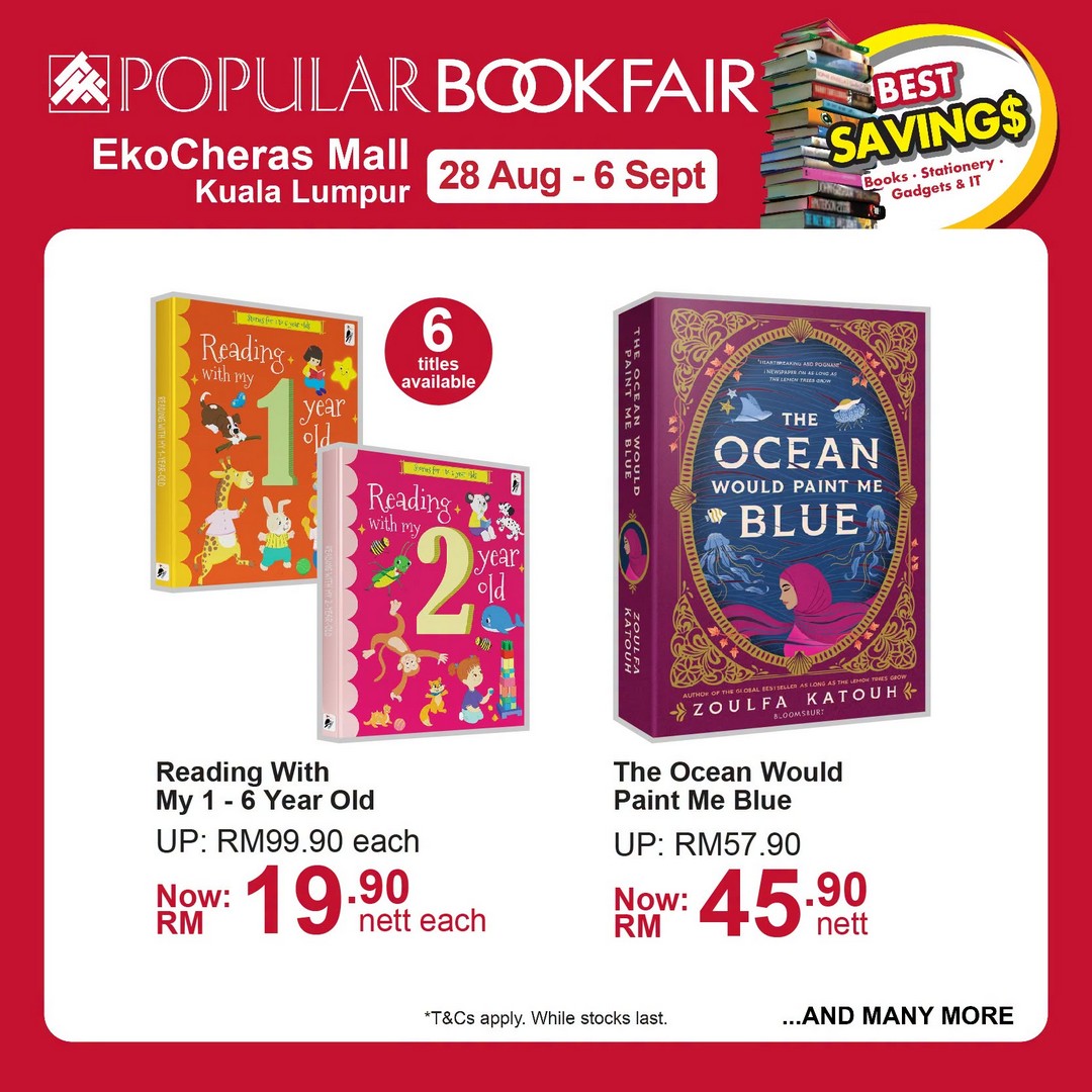 POPULAR-Bookfair-at-EkoCheras-Mall-Up-to-50-Rebate-6 28 August-6 September 2026: POPULAR Bookfair at EkoCheras Mall: Up to 50% Rebate, Items from RM5 & RM20 Voucher Promotion