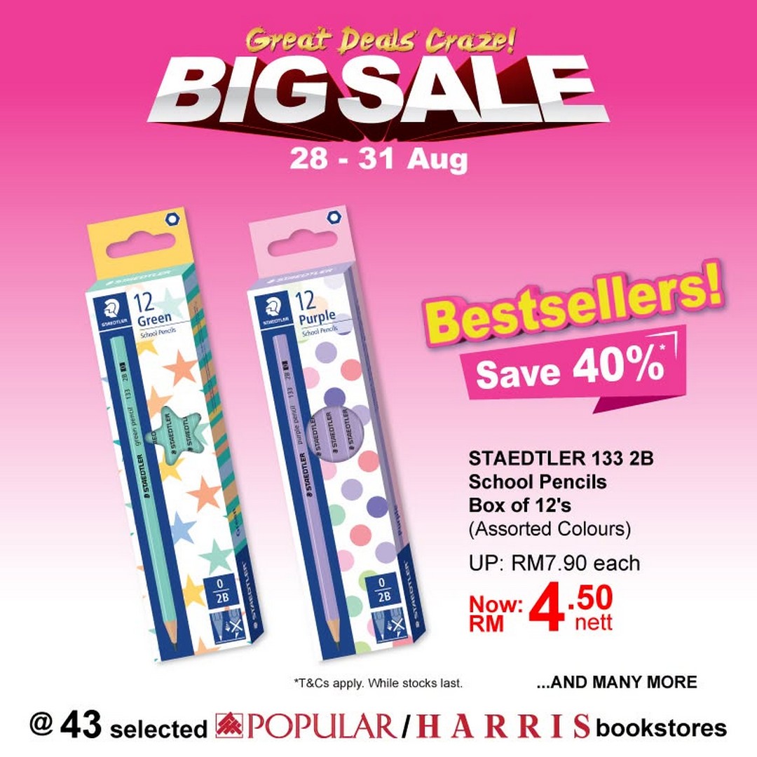 POPULAR-HARRIS-Bookstores-Big-Sale-10 28-31 August 2026: POPULAR & HARRIS Bookstores Big Sale Promotion, Enjoy Up To 25% Off Bestsellers, Hot Deals & More