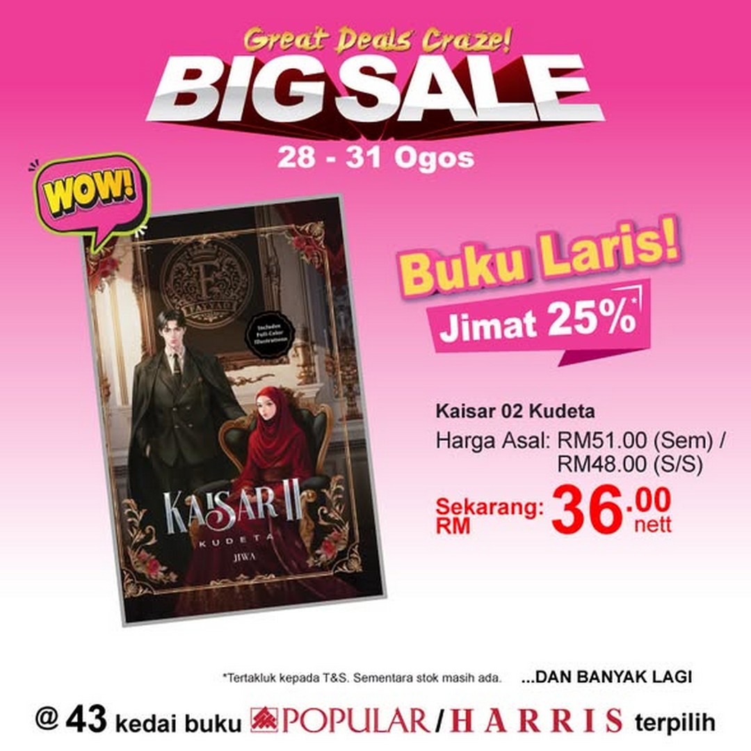 POPULAR-HARRIS-Bookstores-Big-Sale-3 28-31 August 2026: POPULAR & HARRIS Bookstores Big Sale Promotion, Enjoy Up To 25% Off Bestsellers, Hot Deals & More