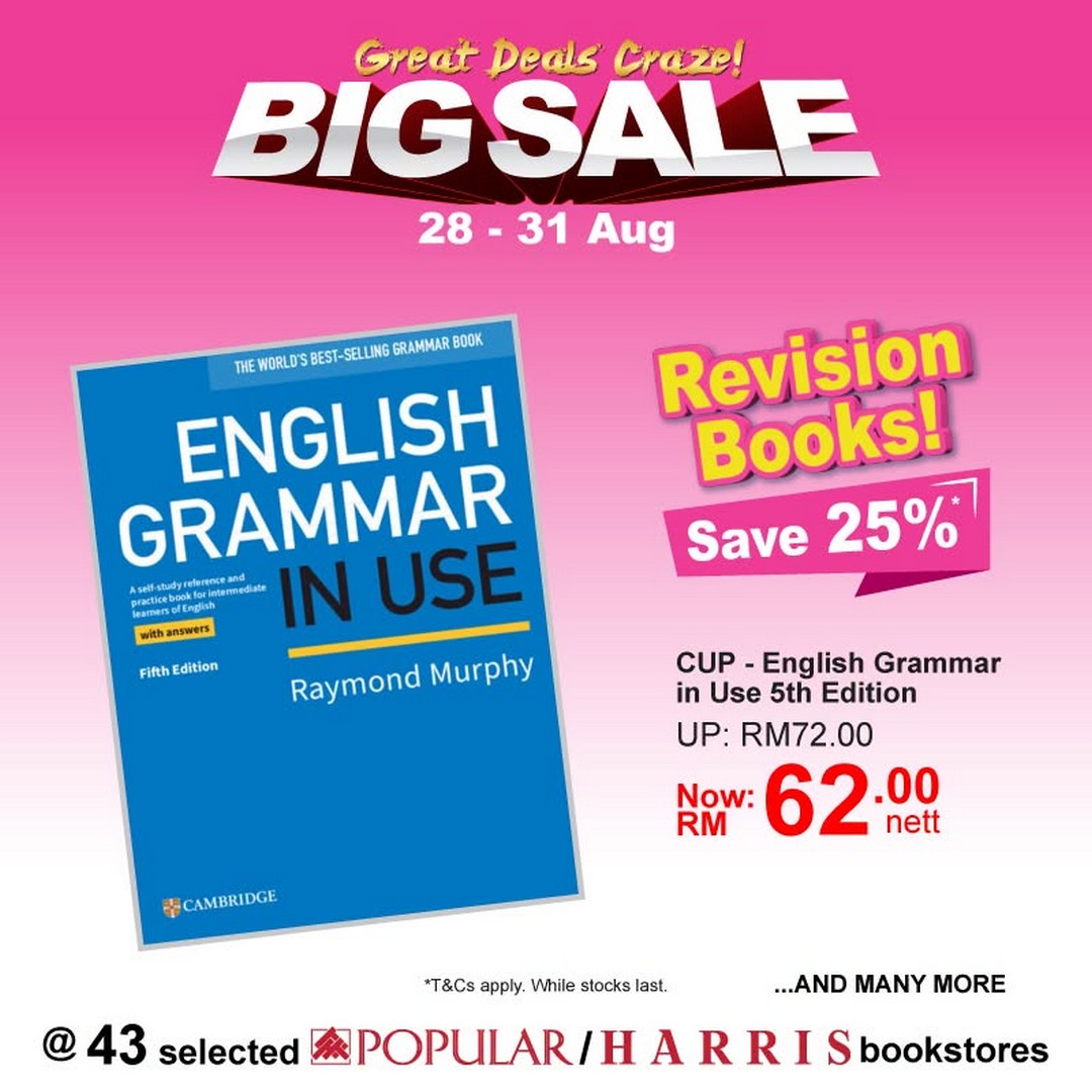 POPULAR-HARRIS-Bookstores-Big-Sale-7 28-31 August 2026: POPULAR & HARRIS Bookstores Big Sale Promotion, Enjoy Up To 25% Off Bestsellers, Hot Deals & More