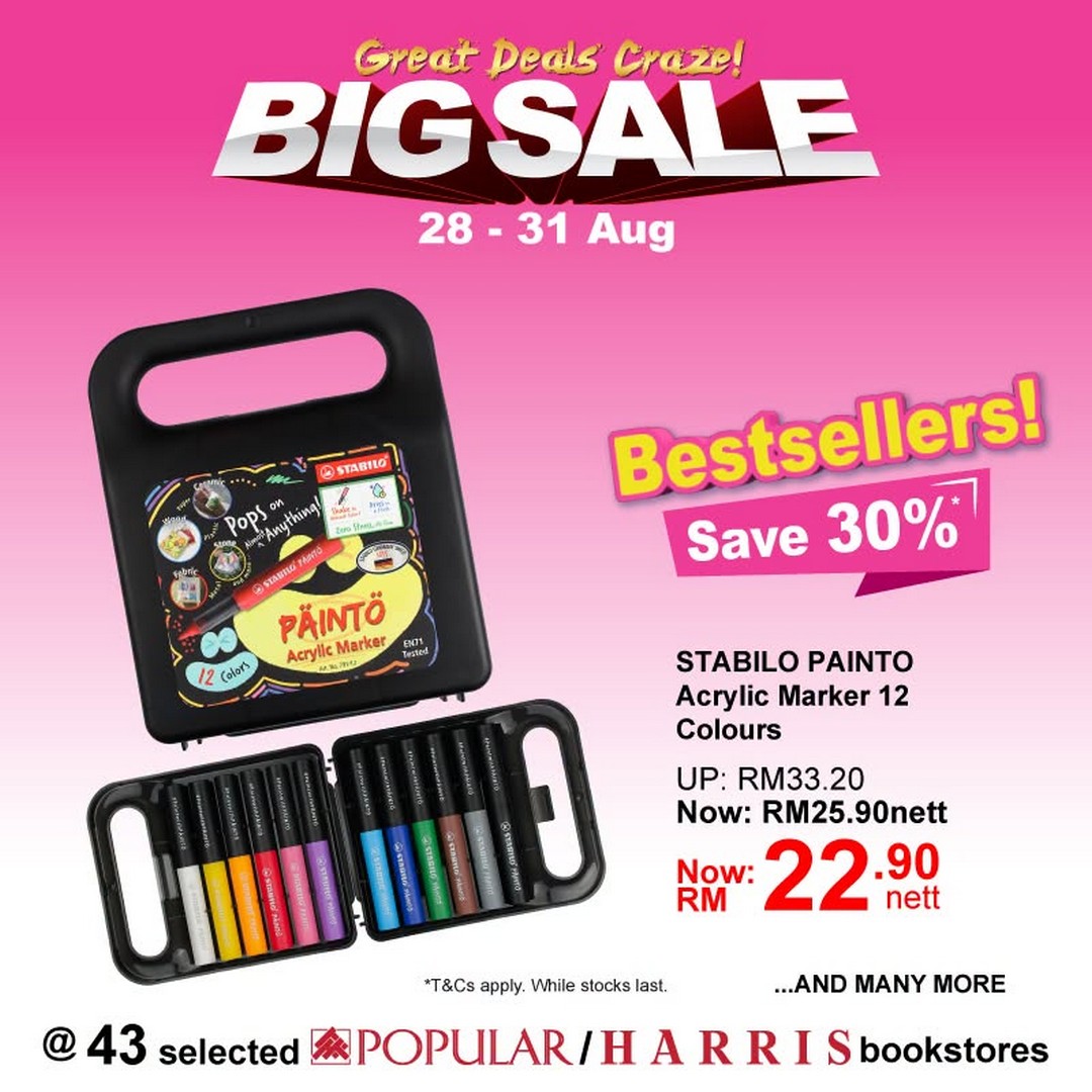 POPULAR-HARRIS-Bookstores-Big-Sale-9 28-31 August 2026: POPULAR & HARRIS Bookstores Big Sale Promotion, Enjoy Up To 25% Off Bestsellers, Hot Deals & More