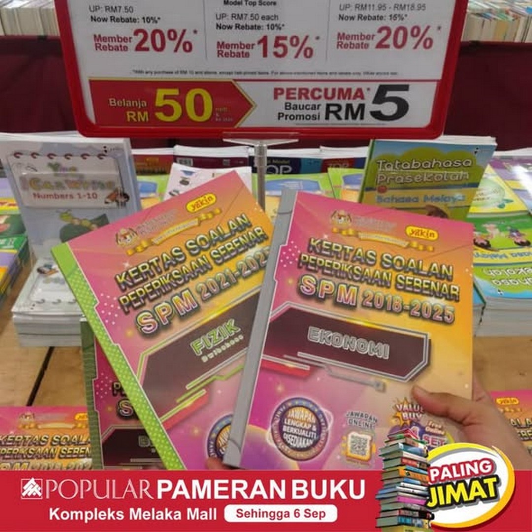 POPULAR-Malaysia-Book-Fair-Promotion-3 Now till 6 September 2026: POPULAR Malaysia: Book Fair Promotion at Kompleks Melaka Mall with Rebates Up to 60%, RM5 Voucher & Free Exclusive Gifts