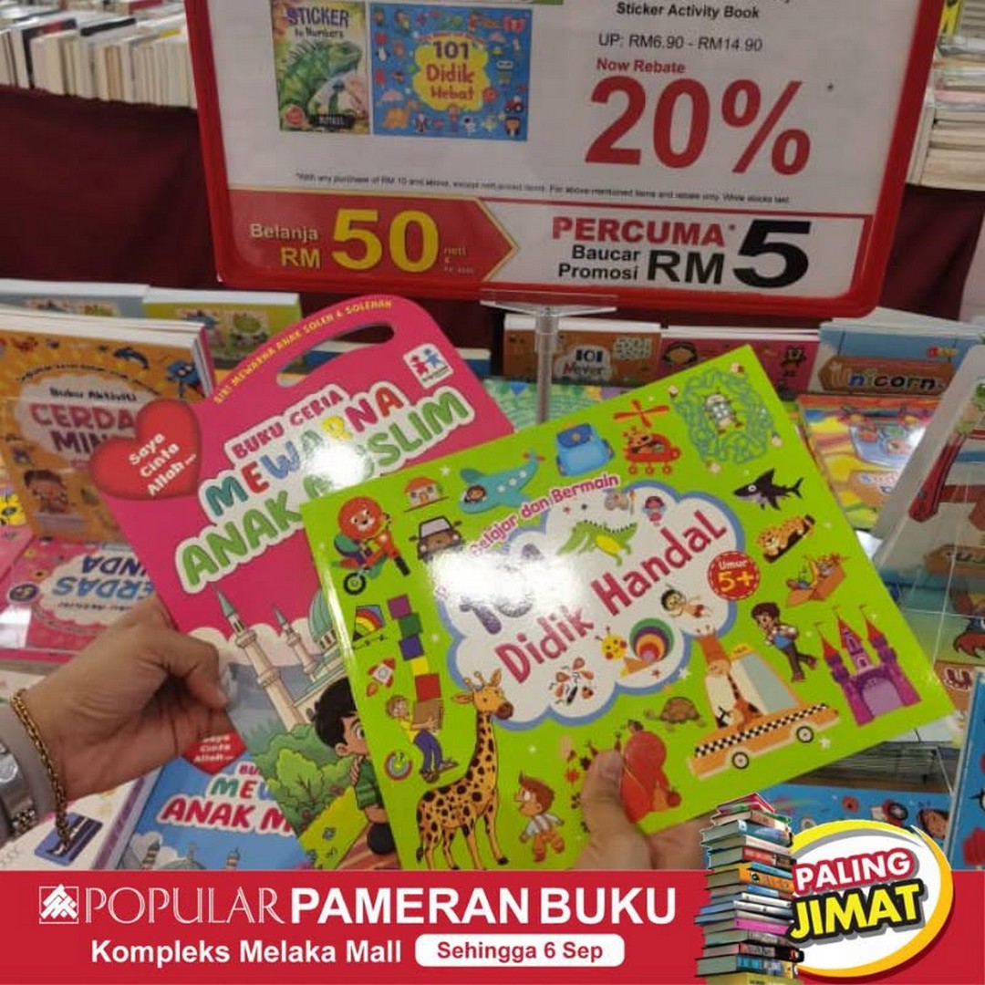 POPULAR-Malaysia-Book-Fair-Promotion-4 Now till 6 September 2026: POPULAR Malaysia: Book Fair Promotion at Kompleks Melaka Mall with Rebates Up to 60%, RM5 Voucher & Free Exclusive Gifts
