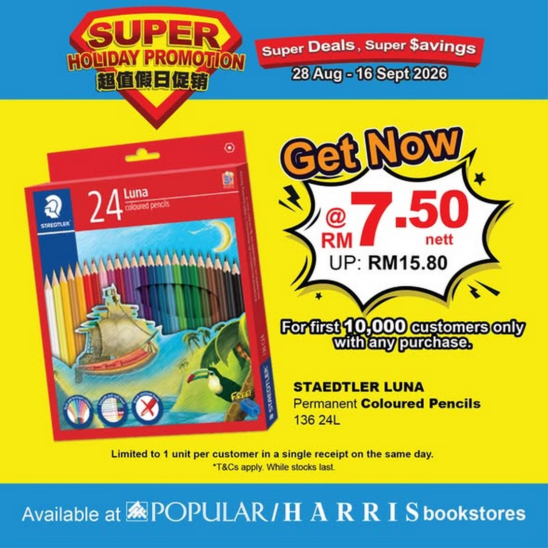 POPULAR-Malaysia-Super-Holiday-Promotion-with-Up-to-25-Off-2 28 August-16 September 2026: POPULAR Malaysia: Super Holiday Promotion with Up to 25% Off Books, 20% Storewide Discount and More
