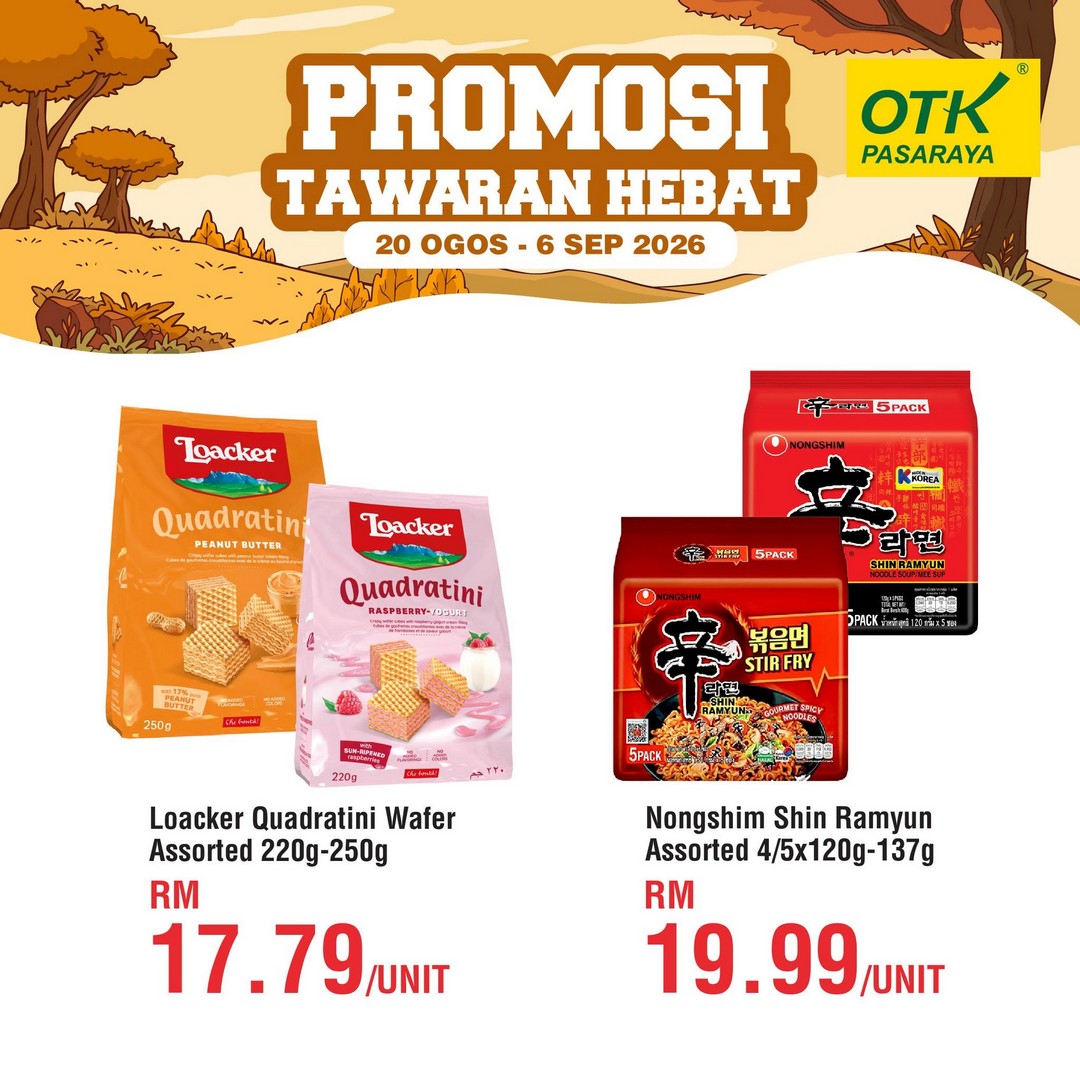 Pasaraya-OTK-Great-Promotion-on-Fresh-Food-6 20 August-6 September 2026: Pasaraya OTK: Great Promotion on Fresh Food and Daily Essentials, 3-Day Supermarket Deals