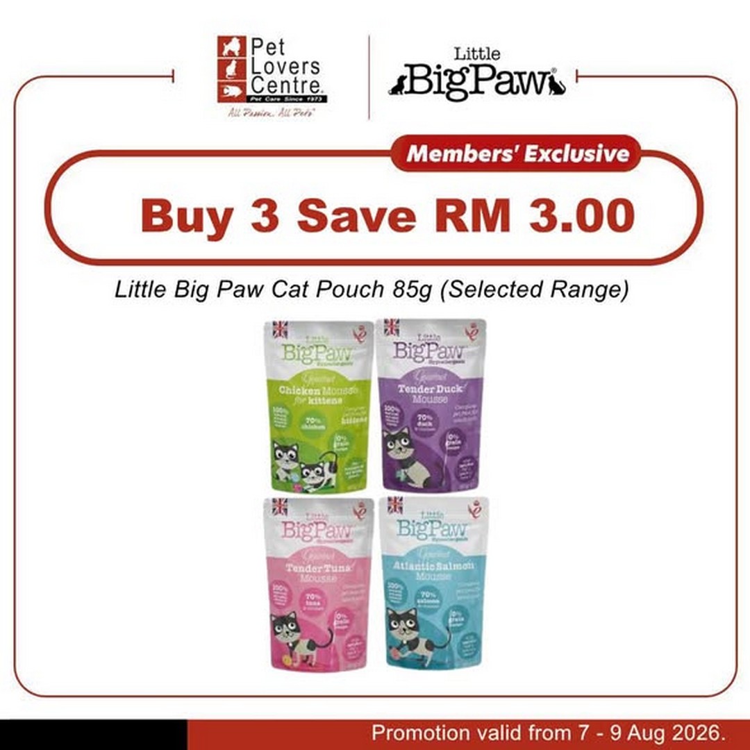 Pet-Lovers-Centre-Malaysia-Payday-Sale-1 7-9 August 2026: Pet Lovers Centre Malaysia Payday Sale: Enjoy Special Savings on Pet Treats, Meals and Pet Care Essentials During Limited-Time Promotion