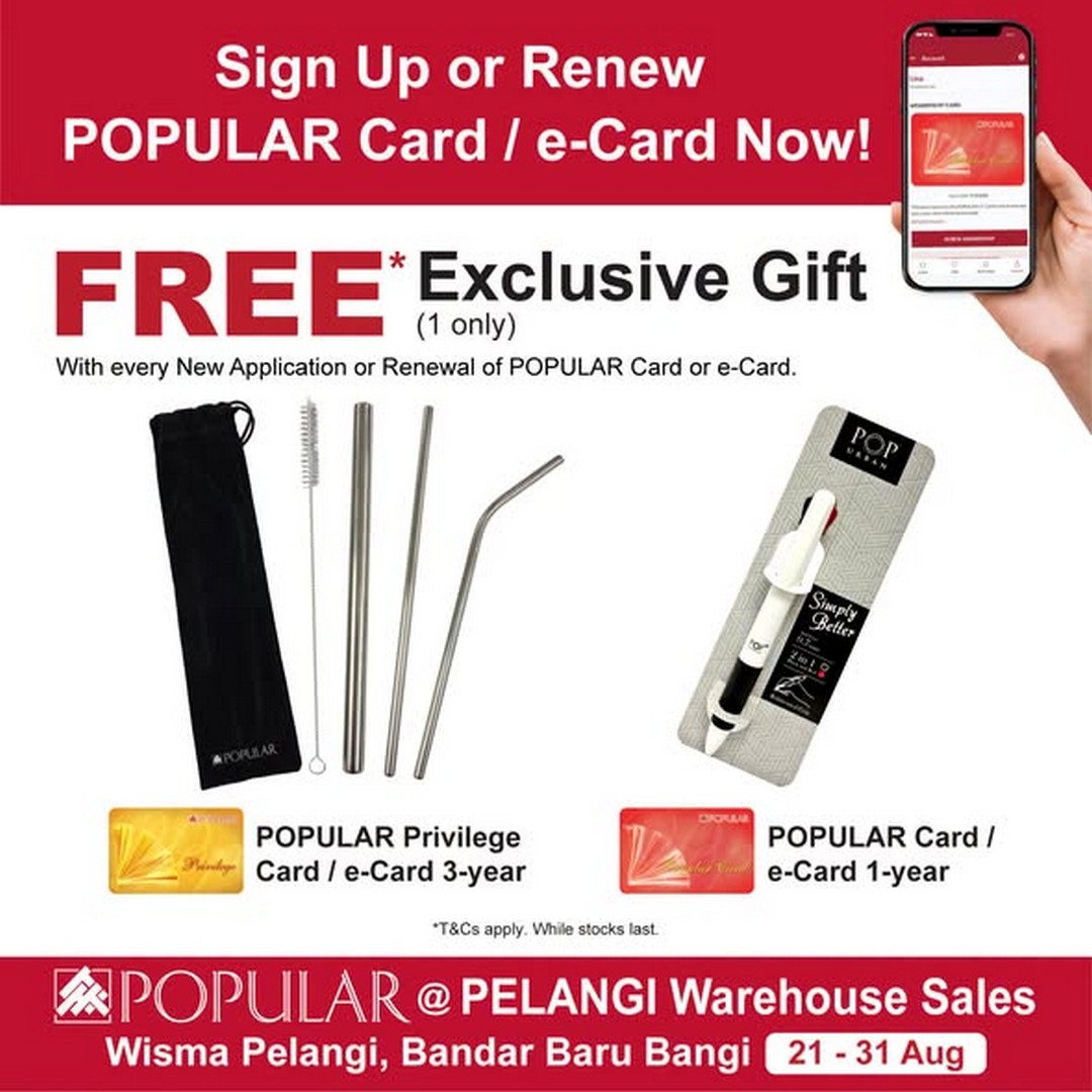Popular-Book-Malaysia-Popular-@-Pelangi-Warehouse-Sales-3 21-31 August 2026: Popular Book Malaysia: Popular @ Pelangi Warehouse Sales with 20% Rebate on Selected Books and Free Gifts: