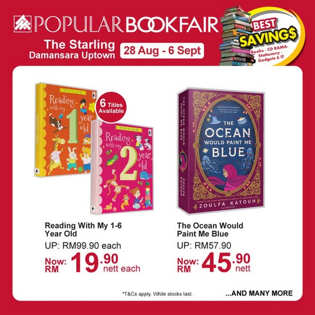 Popular-Bookfair-@-The-Starling-Damansara-Uptown-1 28 August-6 September 2026: Popular Bookfair @ The Starling Damansara Uptown: Up to 67% Rebate, RM9.90 Deals, Vouchers and Free Gifts