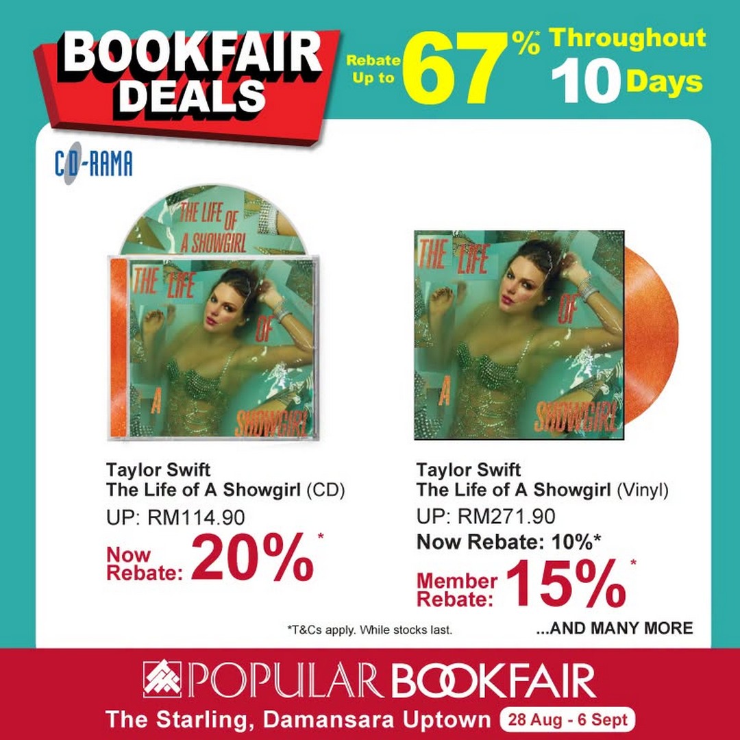 Popular-Bookfair-@-The-Starling-Damansara-Uptown-12 28 August-6 September 2026: Popular Bookfair @ The Starling Damansara Uptown: Up to 67% Rebate, RM9.90 Deals, Vouchers and Free Gifts
