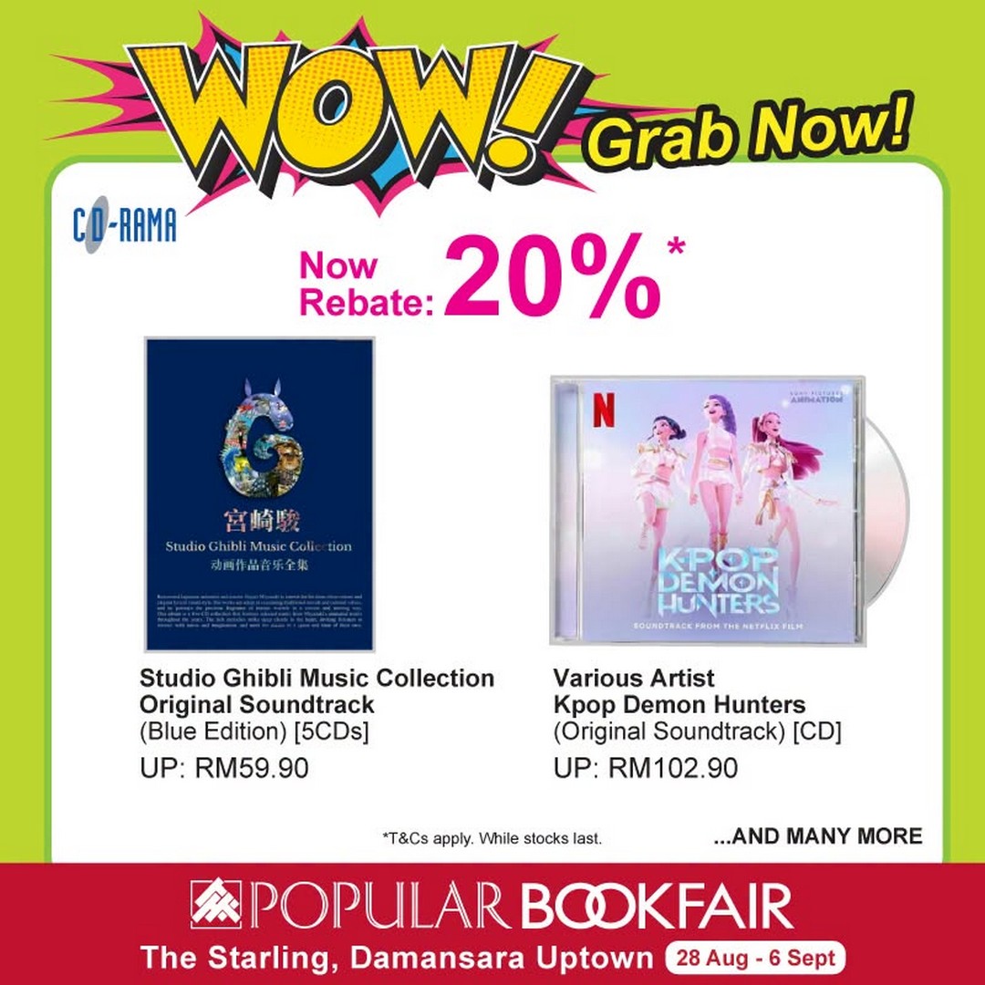 Popular-Bookfair-@-The-Starling-Damansara-Uptown-13 28 August-6 September 2026: Popular Bookfair @ The Starling Damansara Uptown: Up to 67% Rebate, RM9.90 Deals, Vouchers and Free Gifts
