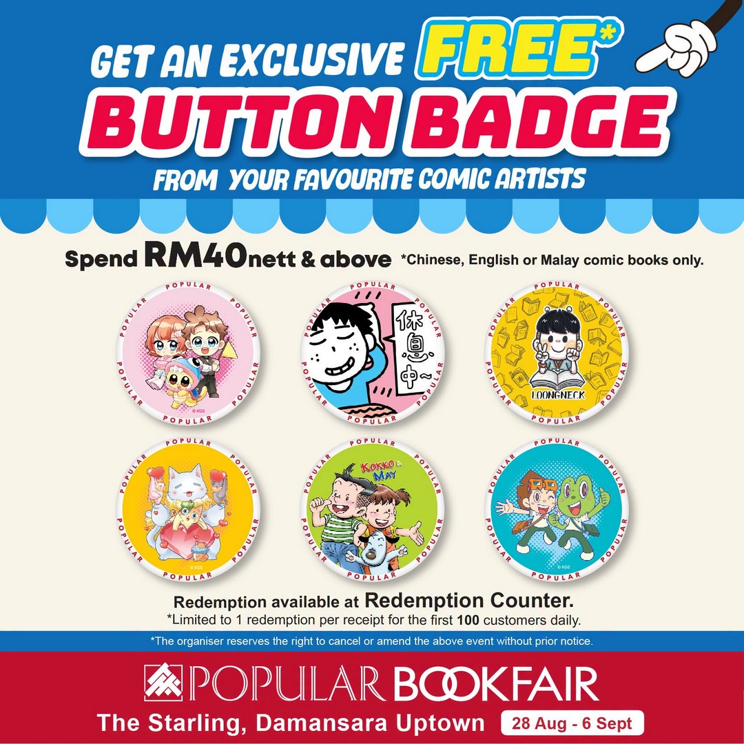 Popular-Bookfair-@-The-Starling-Damansara-Uptown-18 28 August-6 September 2026: Popular Bookfair @ The Starling Damansara Uptown: Up to 67% Rebate, RM9.90 Deals, Vouchers and Free Gifts