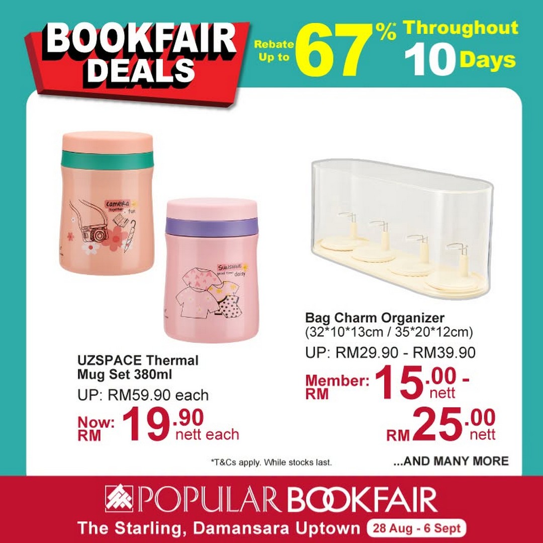 Popular-Bookfair-@-The-Starling-Damansara-Uptown-6 28 August-6 September 2026: Popular Bookfair @ The Starling Damansara Uptown: Up to 67% Rebate, RM9.90 Deals, Vouchers and Free Gifts
