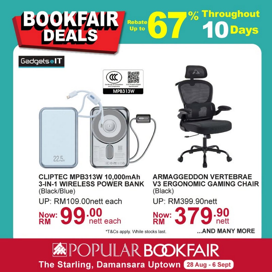 Popular-Bookfair-@-The-Starling-Damansara-Uptown-8 28 August-6 September 2026: Popular Bookfair @ The Starling Damansara Uptown: Up to 67% Rebate, RM9.90 Deals, Vouchers and Free Gifts
