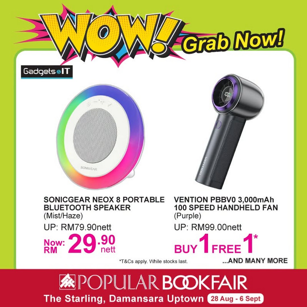 Popular-Bookfair-@-The-Starling-Damansara-Uptown-9 28 August-6 September 2026: Popular Bookfair @ The Starling Damansara Uptown: Up to 67% Rebate, RM9.90 Deals, Vouchers and Free Gifts