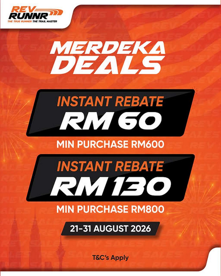 REV-RUNNR-Malaysia-Merdeka-Promotion 21-31 August 2026: REV RUNNR Malaysia Merdeka Promotion, Get Up to RM130 Instant Rebate With Minimum Spend