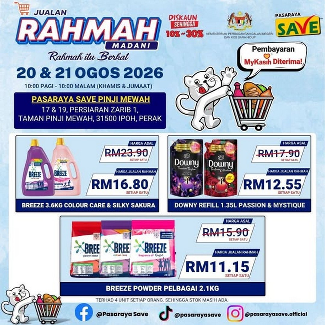SAVE-Pinji-Mewah-Rahmah-Madani-Sale-2 20-21 August 2026: SAVE Pinji Mewah Rahmah Madani Sale – Enjoy Up to 30% Off Selected Items and Pay with MyKasih