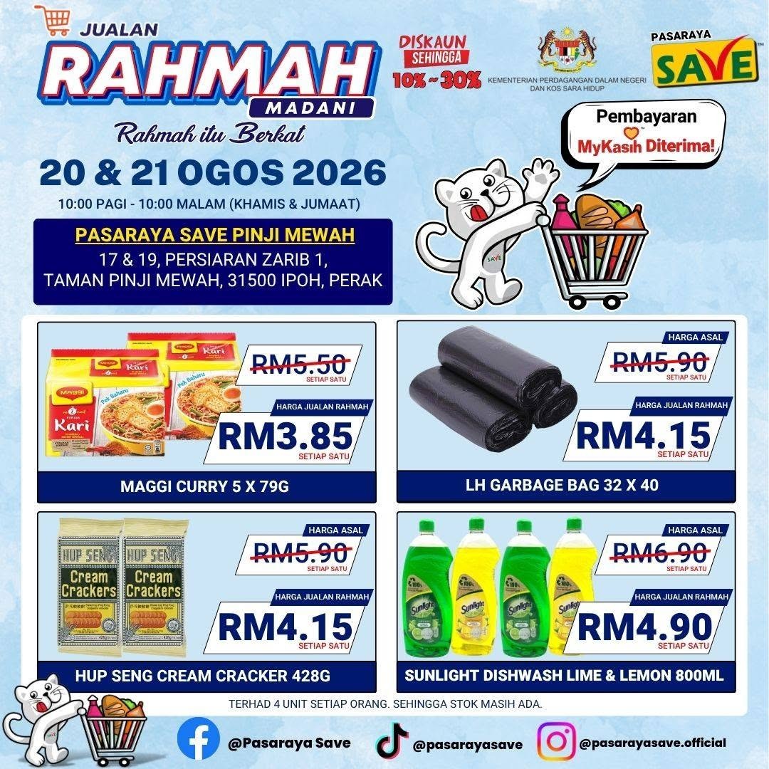 SAVE-Pinji-Mewah-Rahmah-Madani-Sale-6 20-21 August 2026: SAVE Pinji Mewah Rahmah Madani Sale – Enjoy Up to 30% Off Selected Items and Pay with MyKasih