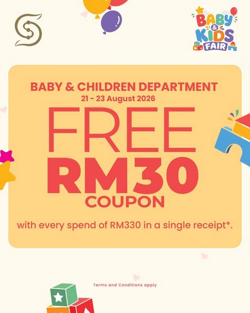 SEIBU-The-Exchange-TRX-Baby-Kids-Fair-1 14-31 August 2026: SEIBU The Exchange TRX Baby & Kids Fair: Promotion with Exciting Offers and Family Activities