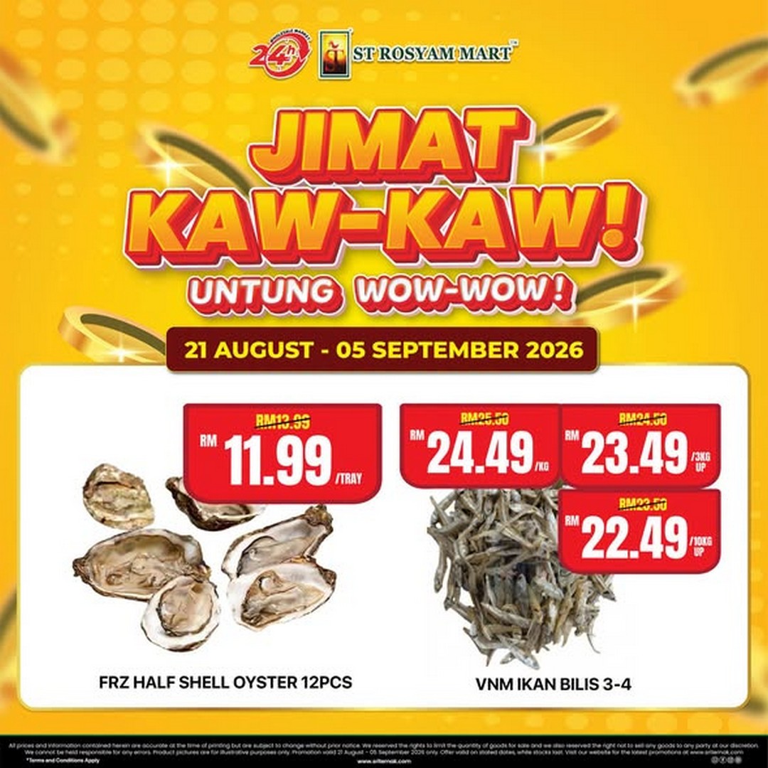 ST-Rosyam-Mart-Payday-Sale-Big-Savings-3 21 August-5 September 2026: ST Rosyam Mart Payday Sale, Big Savings on Food and Daily Essentials at Selected Outlets