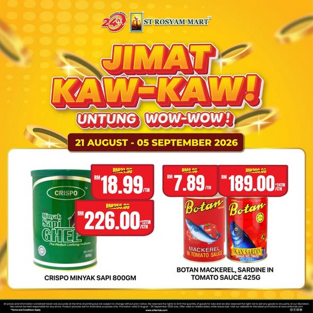 ST-Rosyam-Mart-Payday-Sale-Big-Savings-4 21 August-5 September 2026: ST Rosyam Mart Payday Sale, Big Savings on Food and Daily Essentials at Selected Outlets