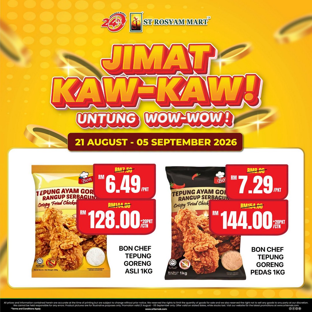 ST-Rosyam-Mart-Payday-Sale-Big-Savings-5 21 August-5 September 2026: ST Rosyam Mart Payday Sale, Big Savings on Food and Daily Essentials at Selected Outlets