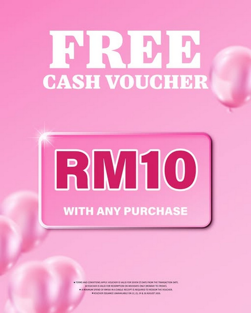 Sa-Sa-Malaysia-RM10-Cash-Voucher-Promotion 13 August 2026 onwards: Sa Sa Malaysia RM10 Cash Voucher Promotion – Get a FREE RM10 Voucher With Any Purchase at All Sa Sa Stores