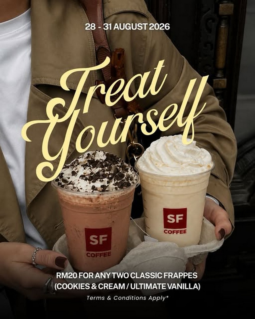 San-Francisco-Coffee-Promotion-–-Enjoy-2-Classic-Frappes-for-RM20 28-31 August 2026: San Francisco Coffee: Promotion – Enjoy 2 Classic Frappés for RM20 at Participating Outlets