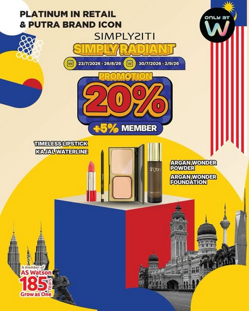 SimplySiti-Buy-2-Lipsticks-for-RM69-Promotion-at-Watsons 23 July-2 September 2026: SimplySiti: Buy 2 Lipsticks for RM69 Promotion at Watsons