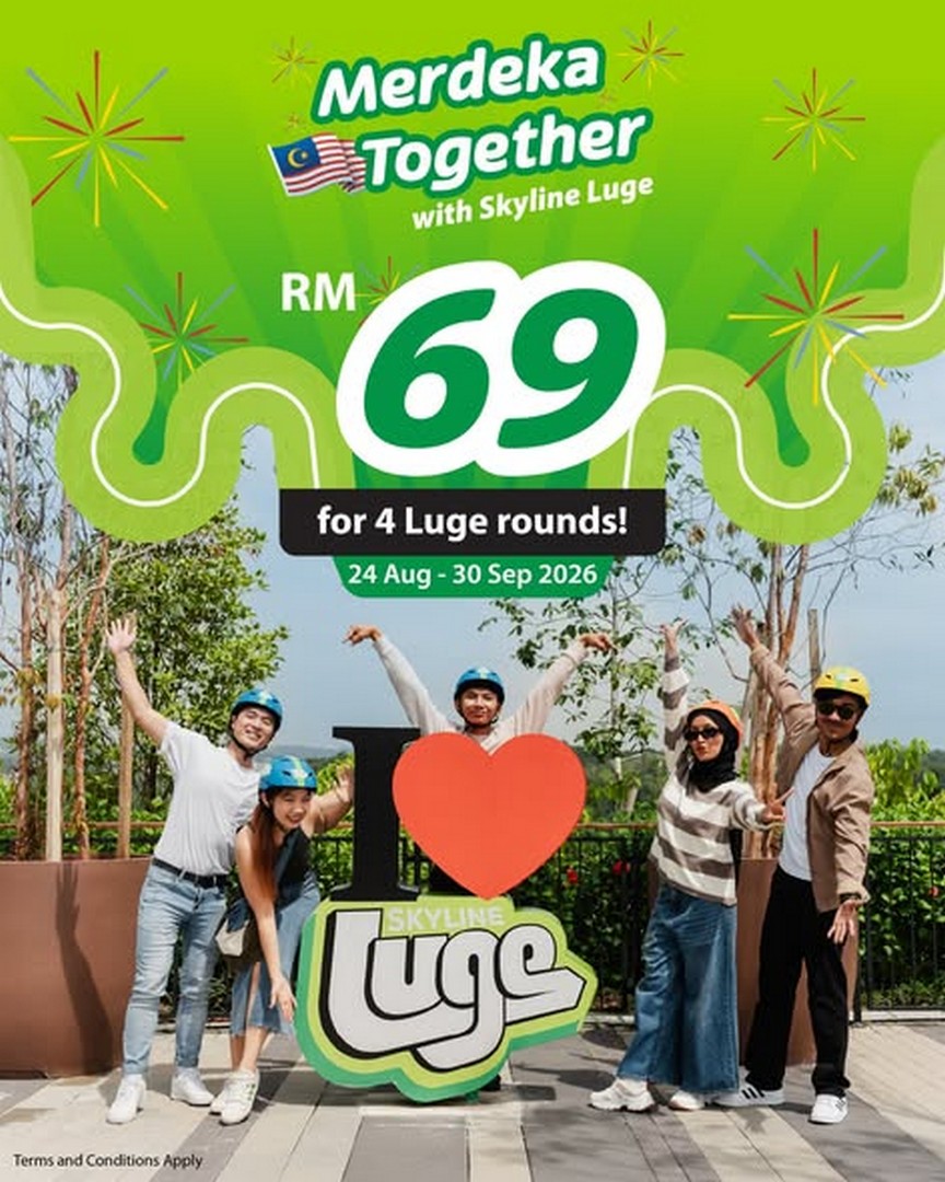 Skyline-Luge-Kuala-Lumpur-Merdeka-Promotion 24 August-30 September 2026: Skyline Luge Kuala Lumpur Merdeka Promotion, Celebrate 69 Years Together With Family and Friends
