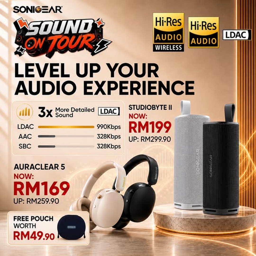 SonicGear-Malaysia-SOUND-ON-TOUR-2026-Roadshow-Promotion-2 3-9 August 2026: SonicGear Malaysia: SOUND ON TOUR 2026 Roadshow Promotion with Up to 60% Rebate, Free Gifts and Exclusive Audio Deals at Sunway Velocity Mall