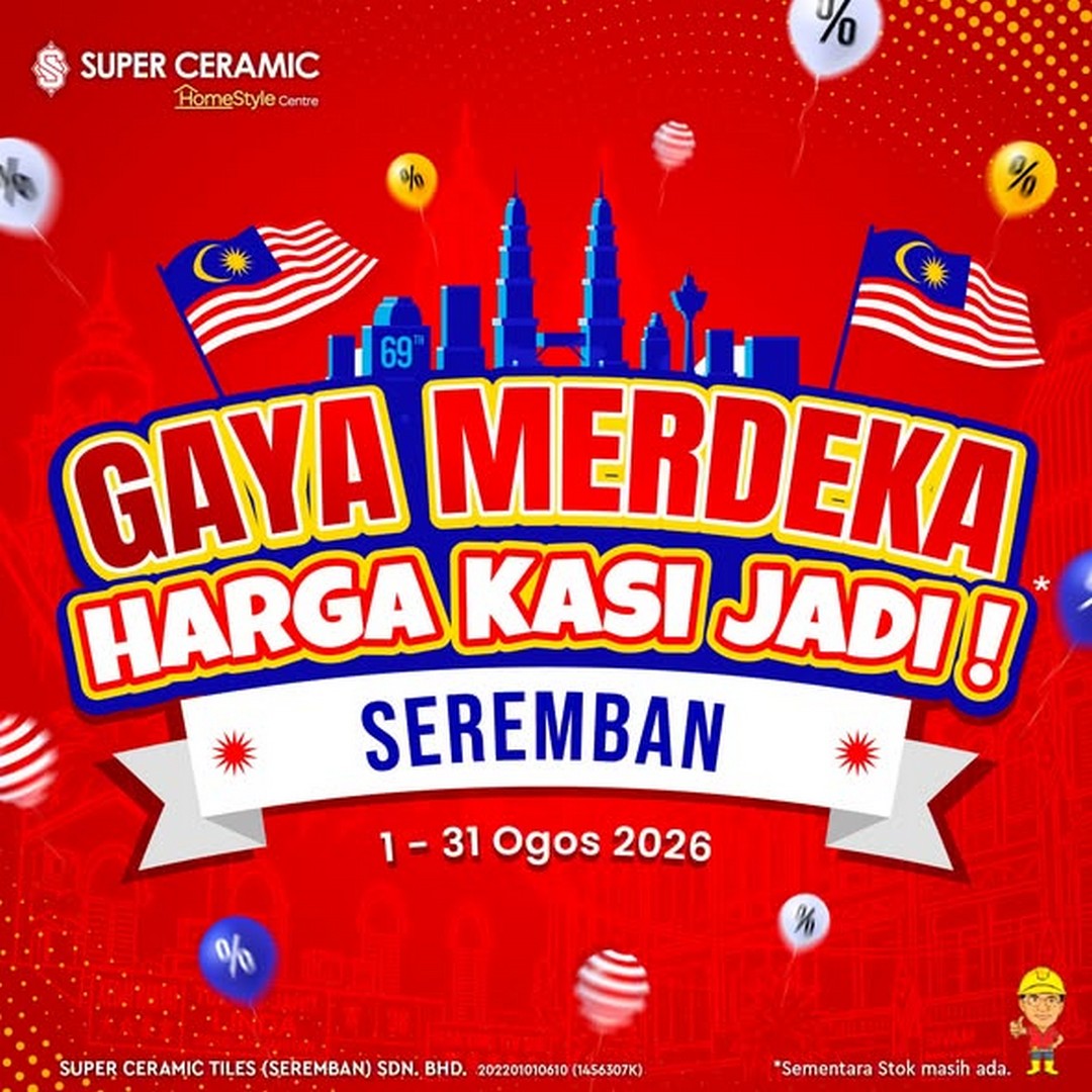 Super-Ceramic-Merdeka-Kitchen-Combo-Set-from-RM1588 1-31 August 2026: Super Ceramic: Merdeka Kitchen Combo Set from RM1,588 – Special Sale Promotion in Seremban