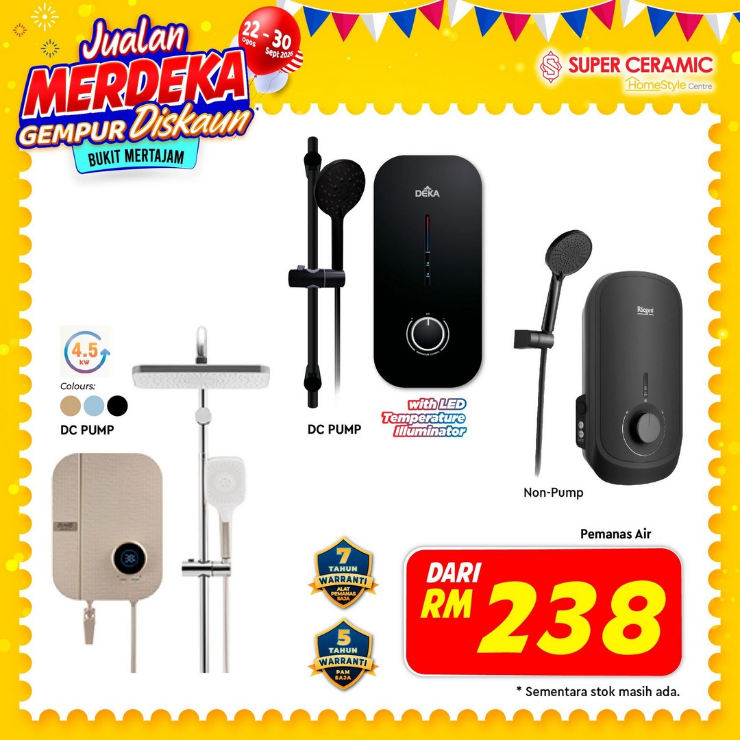 Super-Ceramic-Tiles-Bukit-Mertajam-Merdeka-Sale-Promotion-10 22 August-30 September 2026: Super Ceramic Tiles Bukit Mertajam Merdeka Sale Promotion – Great Home Improvement Deals and Discounts