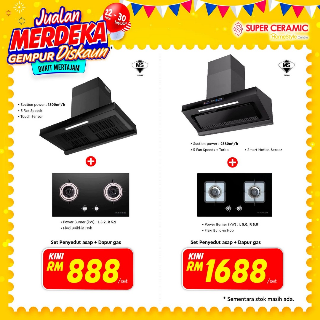 Super-Ceramic-Tiles-Bukit-Mertajam-Merdeka-Sale-Promotion-18 22 August-30 September 2026: Super Ceramic Tiles Bukit Mertajam Merdeka Sale Promotion – Great Home Improvement Deals and Discounts