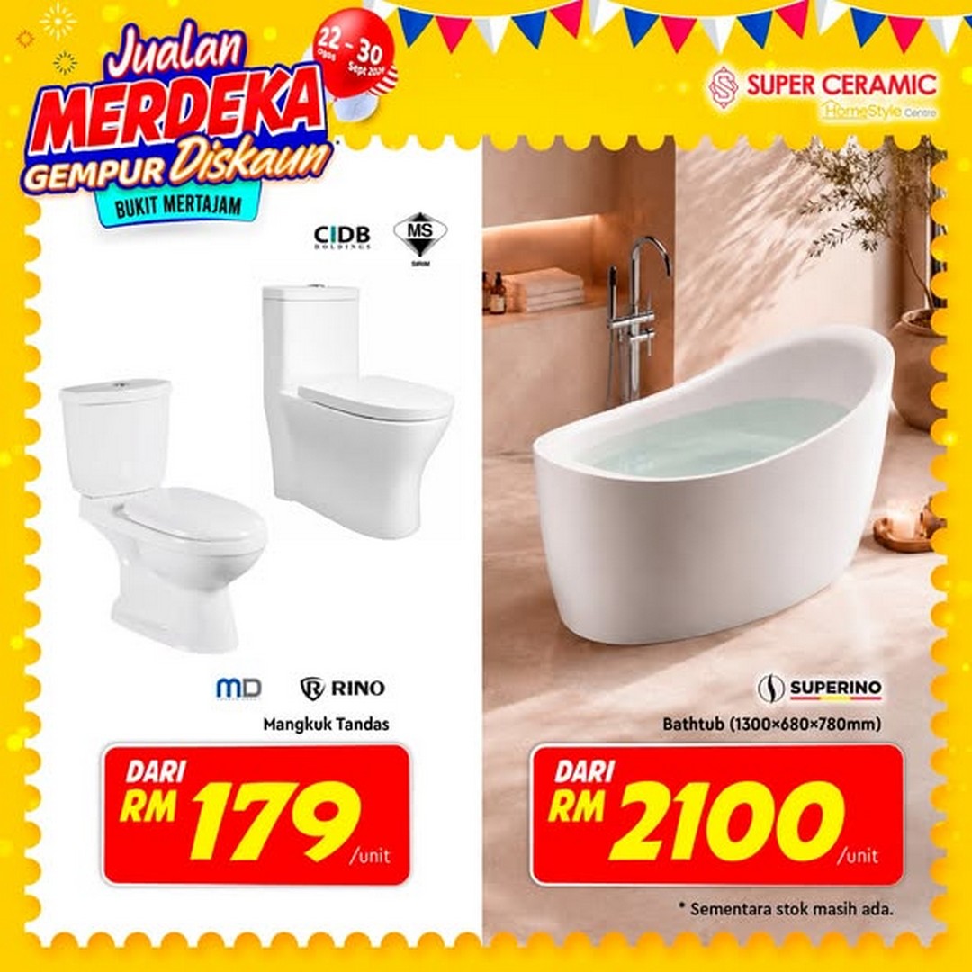 Super-Ceramic-Tiles-Bukit-Mertajam-Merdeka-Sale-Promotion-2 22 August-30 September 2026: Super Ceramic Tiles Bukit Mertajam Merdeka Sale Promotion – Great Home Improvement Deals and Discounts