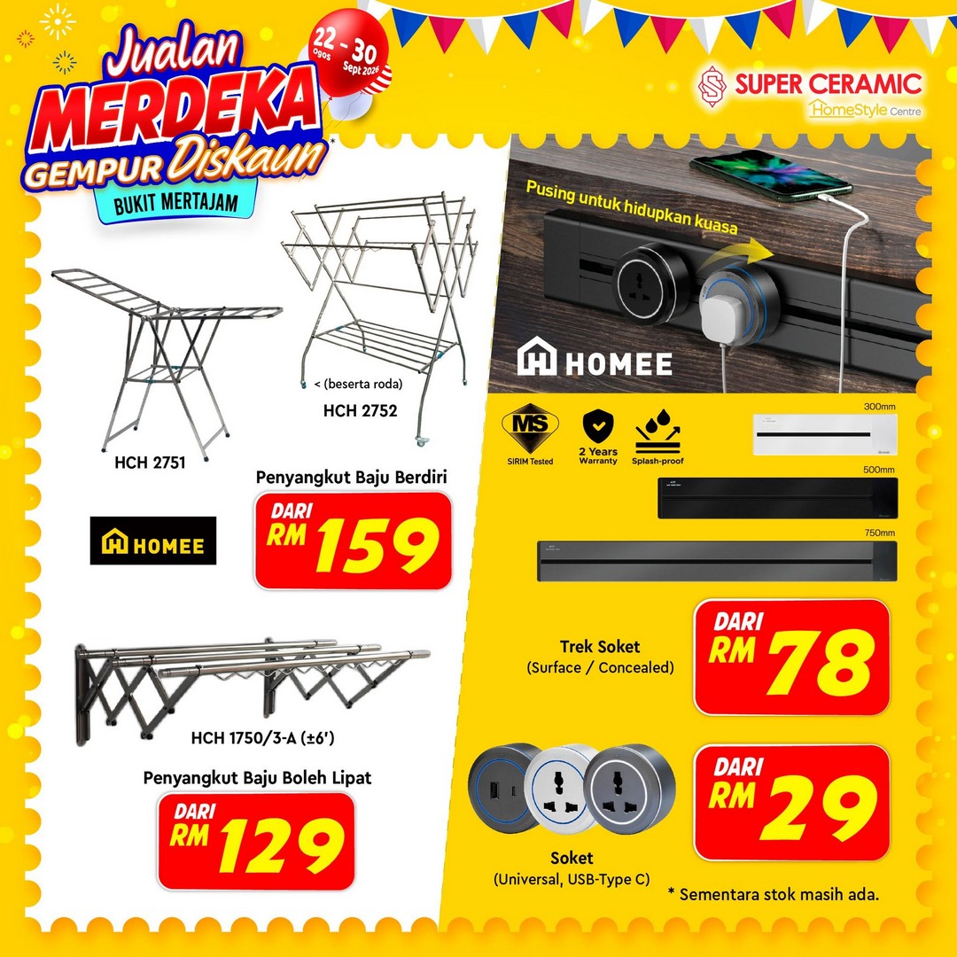 Super-Ceramic-Tiles-Bukit-Mertajam-Merdeka-Sale-Promotion-6 22 August-30 September 2026: Super Ceramic Tiles Bukit Mertajam Merdeka Sale Promotion – Great Home Improvement Deals and Discounts