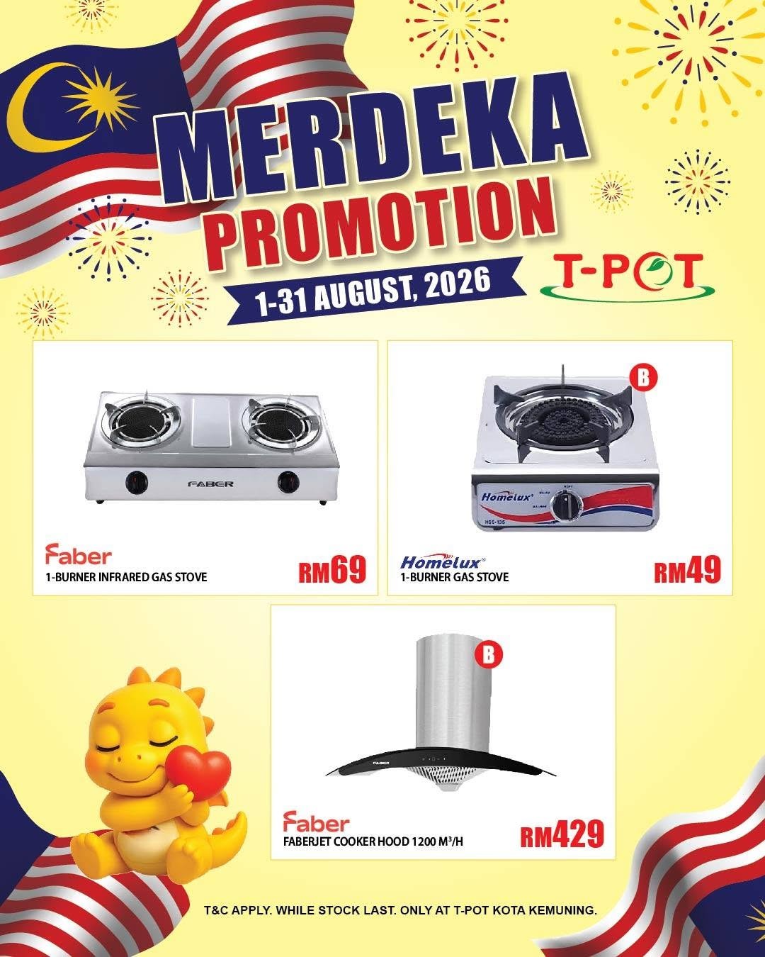 T-POT-Malaysia-Merdeka-Promotion-8 1-31 August 2026: T-POT Malaysia Merdeka Promotion: Enjoy Special Deals, Free Gifts and Electrical Item Bargains at Kota Kemuning