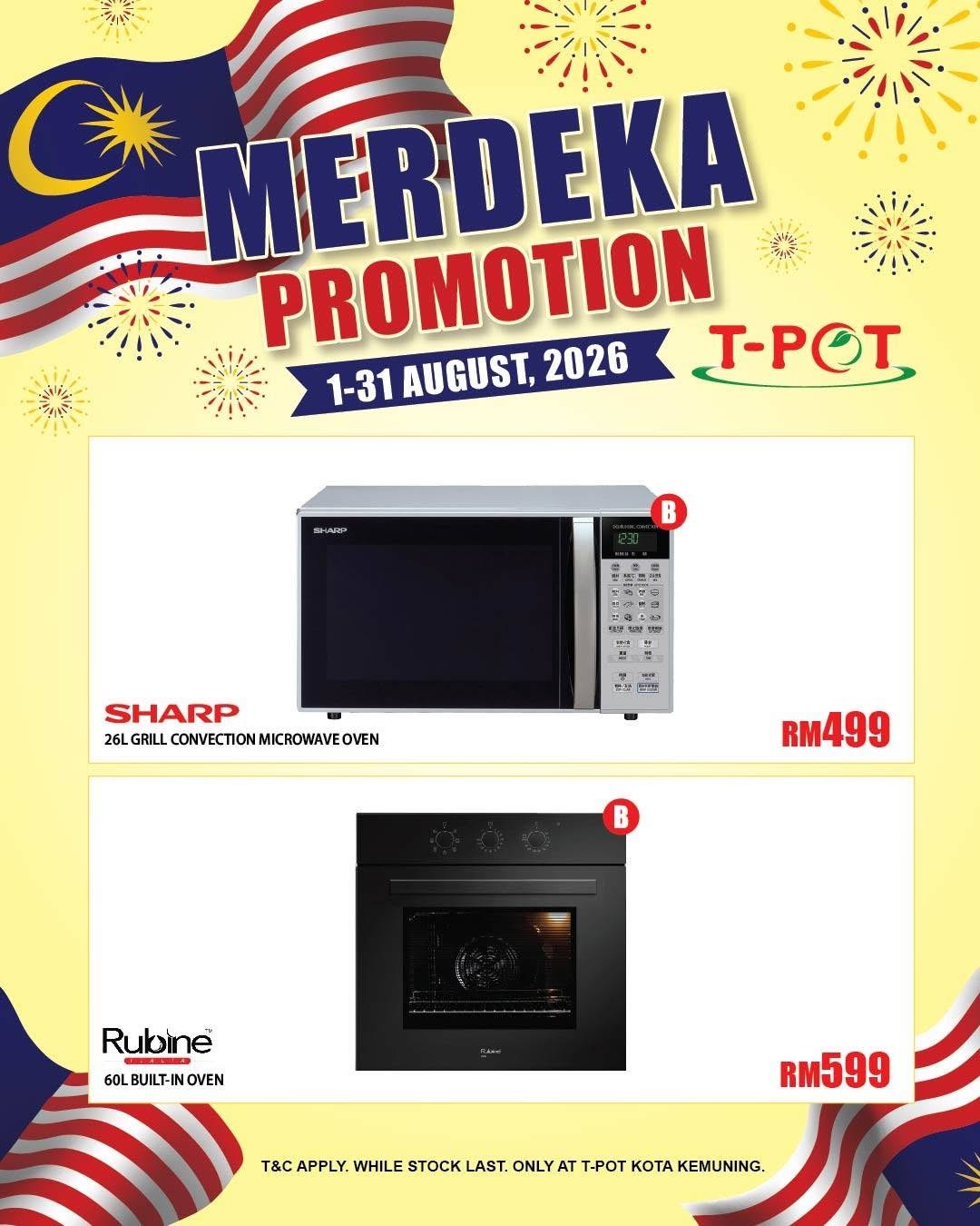 T-POT-Malaysia-Merdeka-Promotion-9 1-31 August 2026: T-POT Malaysia Merdeka Promotion: Enjoy Special Deals, Free Gifts and Electrical Item Bargains at Kota Kemuning