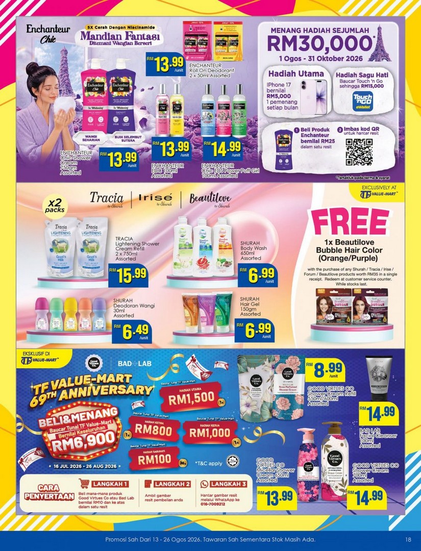 TF-Value-Mart-69th-Anniversary-Grocery-Sale-16 13-26 August 2026: TF Value-Mart, 69th Anniversary Grocery Sale Promotion with Special Savings on Rice, Cooking Oil, Milk, Fruit and Detergent