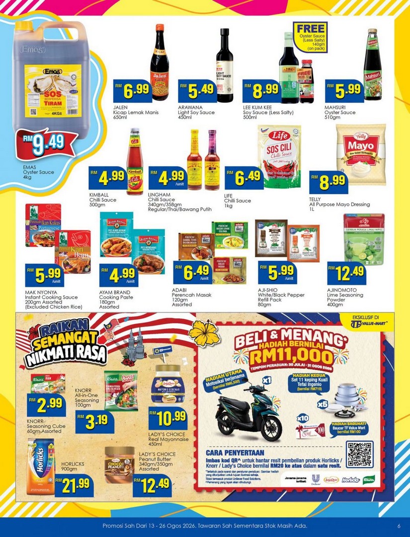 TF-Value-Mart-69th-Anniversary-Grocery-Sale-5 13-26 August 2026: TF Value-Mart, 69th Anniversary Grocery Sale Promotion with Special Savings on Rice, Cooking Oil, Milk, Fruit and Detergent