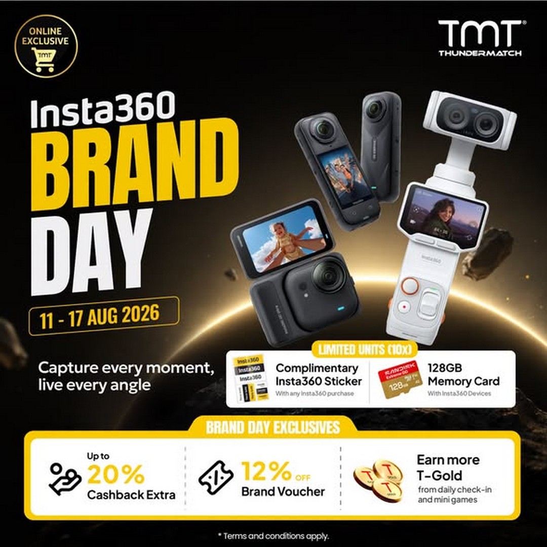 TMT-Malaysia-Insta360-Brand-Day-Promotion-with-Freebies 11-17 August 2026: TMT Malaysia: Insta360 Brand Day Promotion with Freebies, Memory Card, Cashback and 12% Off Voucher