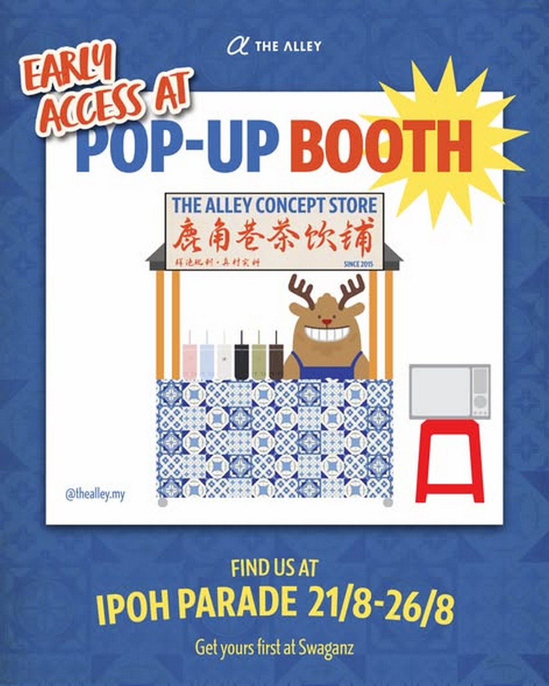 The-Alley-Malaysia-Alley-Lite-Tumbler-Launch 21-26 August 2026: The Alley Malaysia: Alley Lite Tumbler Launch and Free Drinks Promotion at Swaganz × The Alley Pop-Up Booth, Ipoh Parade