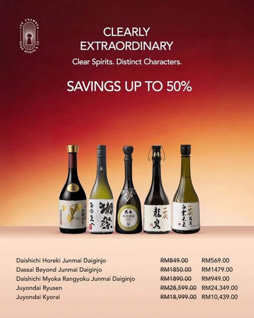 The-Chamber-Enjoy-Up-to-50-Off-Selected-Premium-Japanese-Sake 18 August 2026 onwards: The Chamber: Enjoy Up to 50% Off Selected Premium Japanese Sake Labels