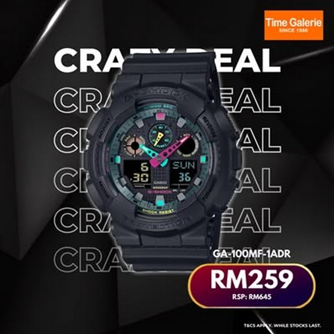 Time-Galerie-CASIO-G-SHOCK-Exclusive-Sale-1 14 August-6 September 2026: Time Galerie: CASIO G-SHOCK Exclusive Sale Promotion with Up to 60% Off and Watches from RM60