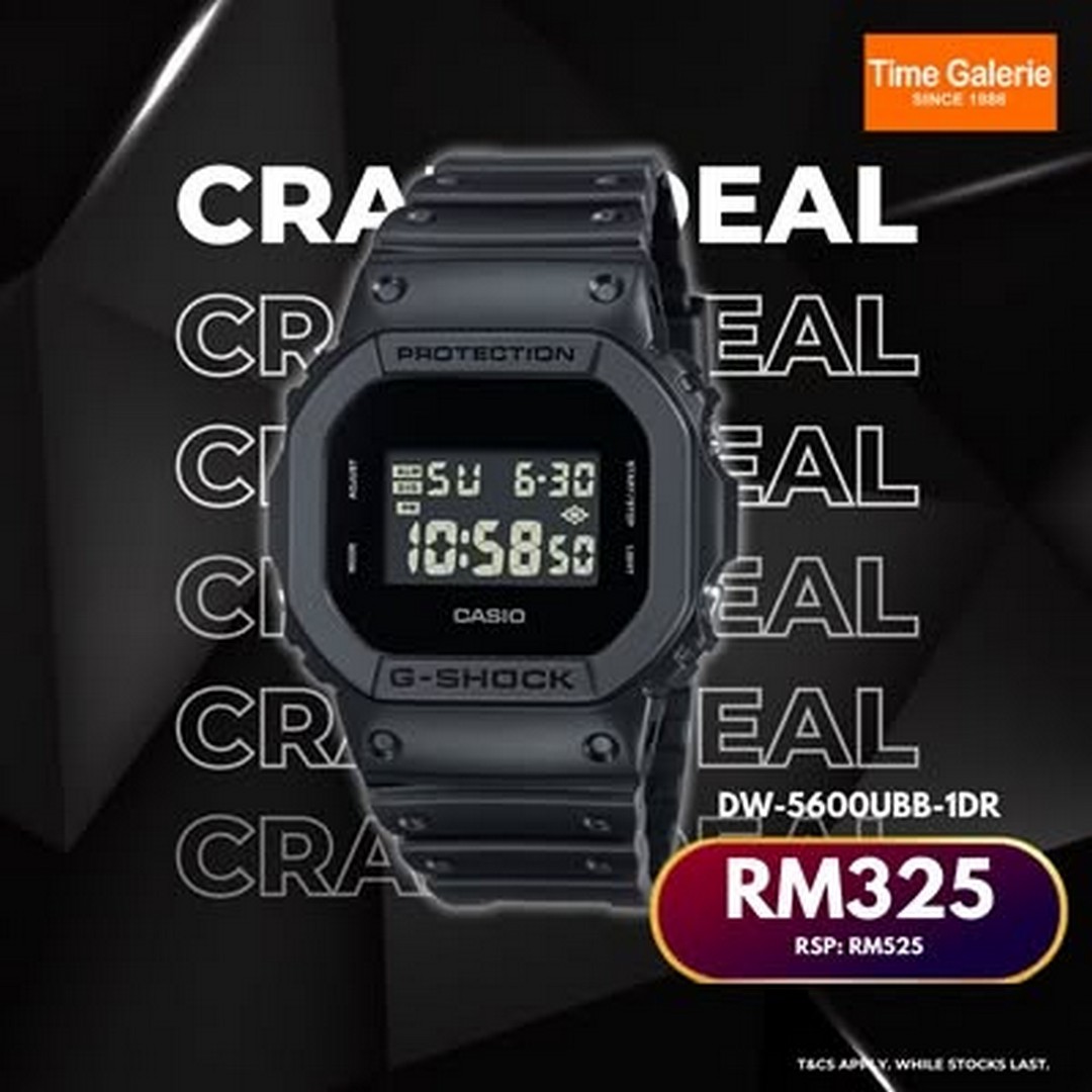 Time-Galerie-CASIO-G-SHOCK-Exclusive-Sale-3 14 August-6 September 2026: Time Galerie: CASIO G-SHOCK Exclusive Sale Promotion with Up to 60% Off and Watches from RM60