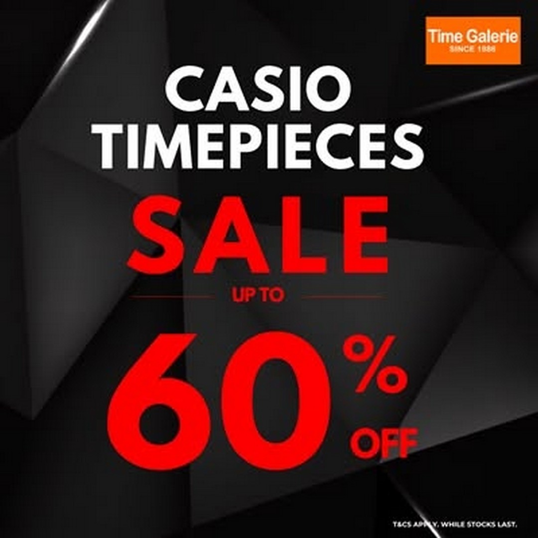 Time-Galerie-CASIO-G-SHOCK-Exclusive-Sale 14 August-6 September 2026: Time Galerie: CASIO G-SHOCK Exclusive Sale Promotion with Up to 60% Off and Watches from RM60
