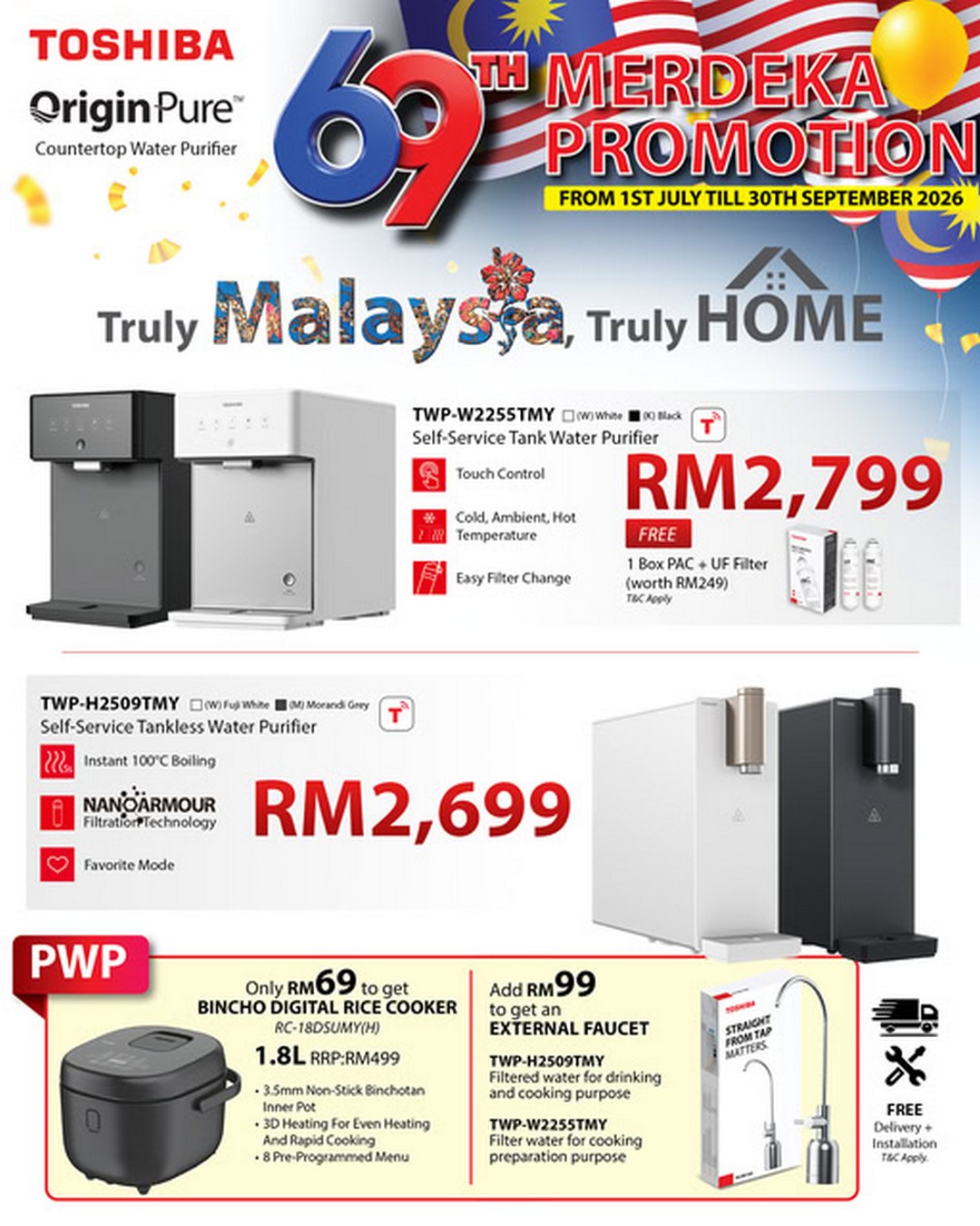 Toshiba-Malaysia-Truly-Merdeka-Promotion 1 July-30 September 2026: Toshiba Malaysia: Truly Merdeka Promotion with Savings of Up to RM1,400 on Home Appliances